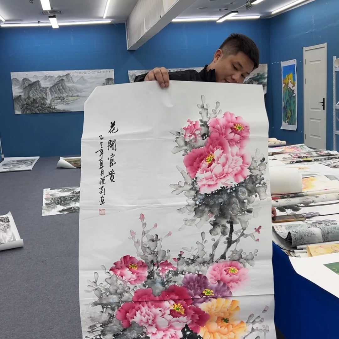 国画宣纸纯手绘字画