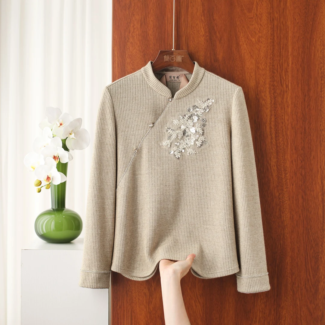 2025秋冬保暖冬季常规款毛衣长袖气质宽松时尚中国风