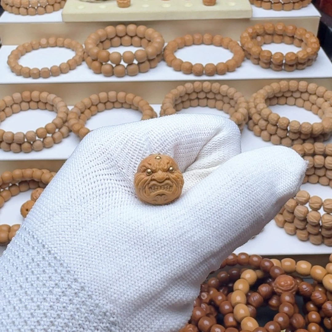 猴头核桃手串单籽