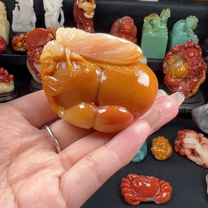 寿山石老性芙蓉石