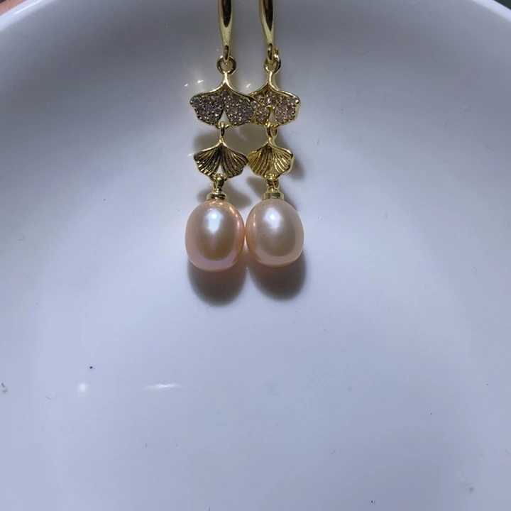 颈饰淡水珍珠银S925镶嵌
