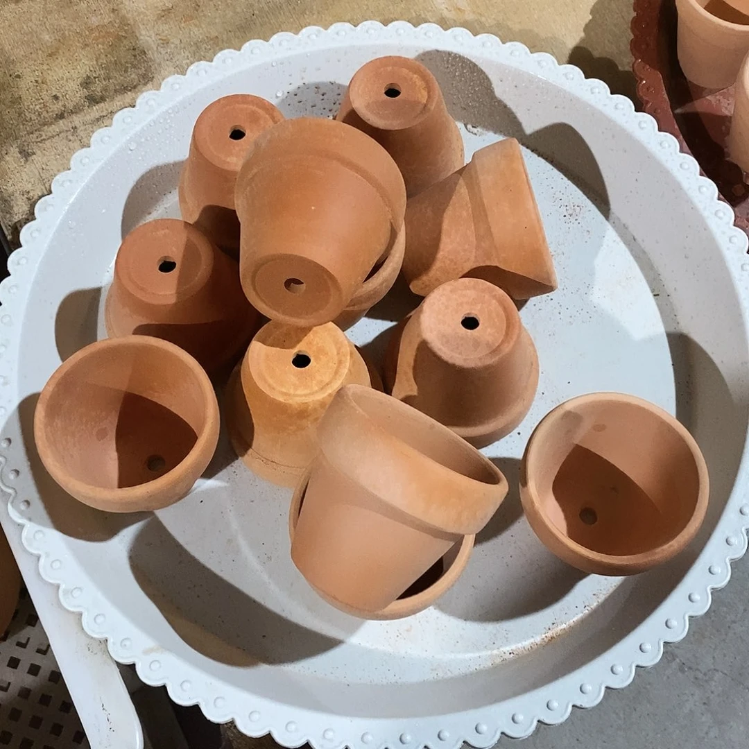 瑕疵红陶5.5×5-18