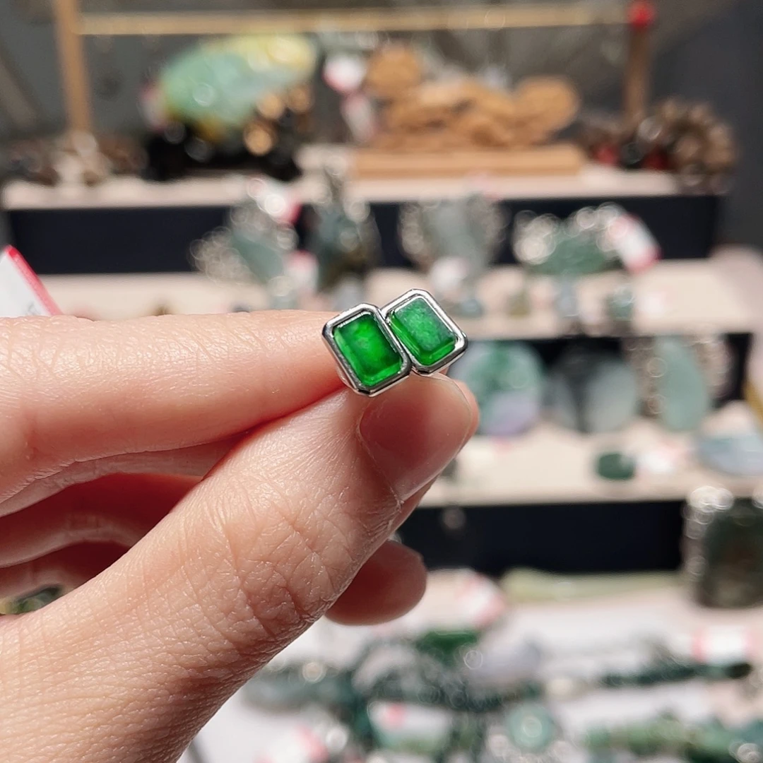 足银复古纯银耳钉