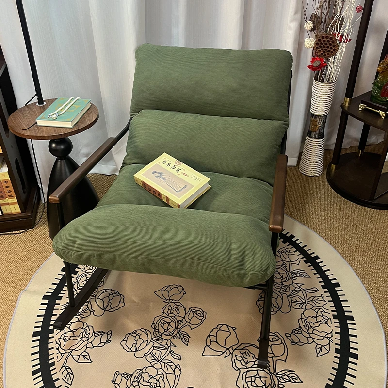 东林记摇摇椅单人休闲椅现代简约客厅阳台懒人沙发舒适座椅