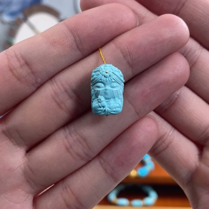 未镶嵌绿松石项链扎吉娘娘