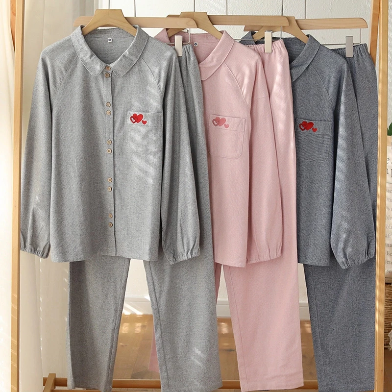 『新号开播 满减专区』秋冬睡衣纯棉磨毛绒布家居服LZ2277/LZ1875