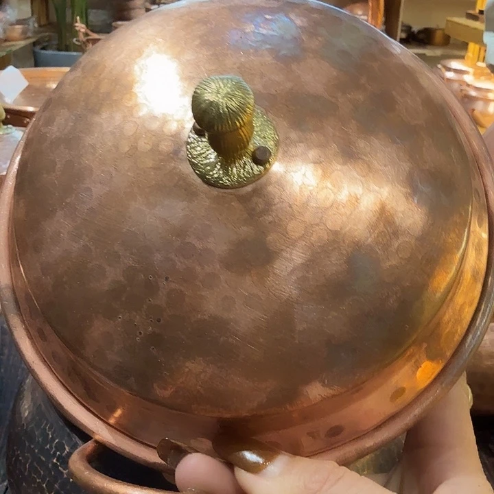 紫铜手工制作沙锅 18