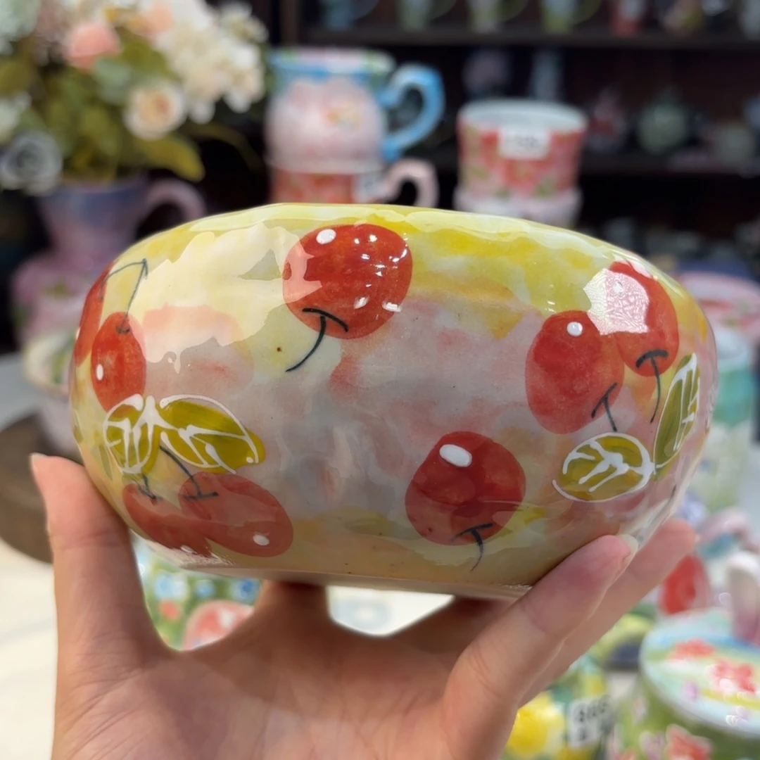 景德镇手绘高温釉下彩陶瓷茶具