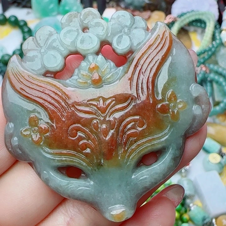 翡翠未镶嵌颈饰天然A货45