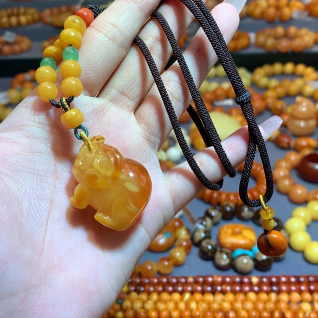 【闪购商品】未镶嵌吊坠(赠链)琥珀M****?