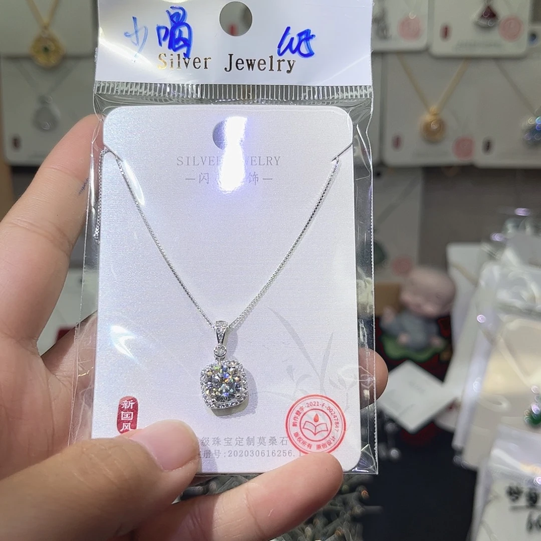 合成立方氧化锆吊坠925银