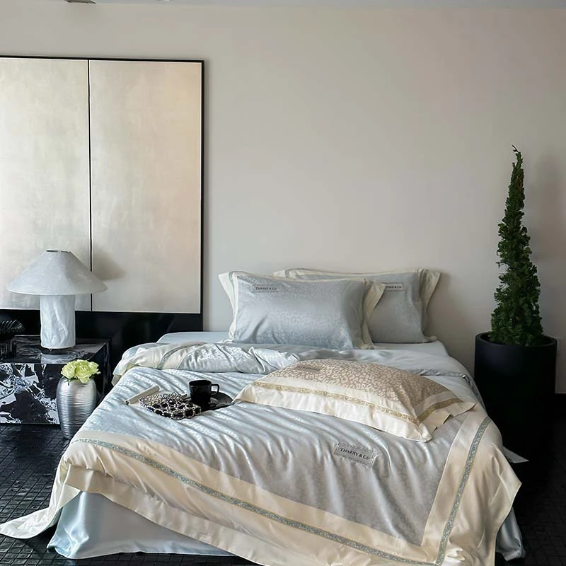 【晴美】兰精天丝提花四件套-爱乐之城系列-全系列