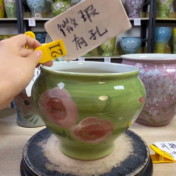 景德镇高温陶瓷花盆