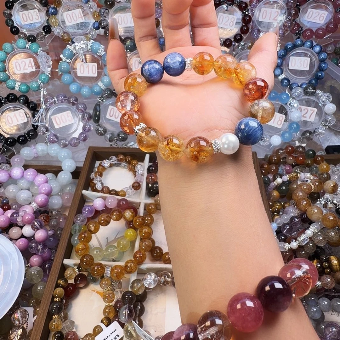 彤***呀合金水晶手链多宝