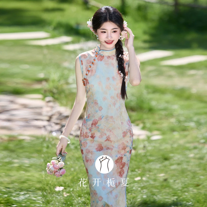 【海棠】2025巨好看旗袍新中式国风清冷气质绝美高级小礼服