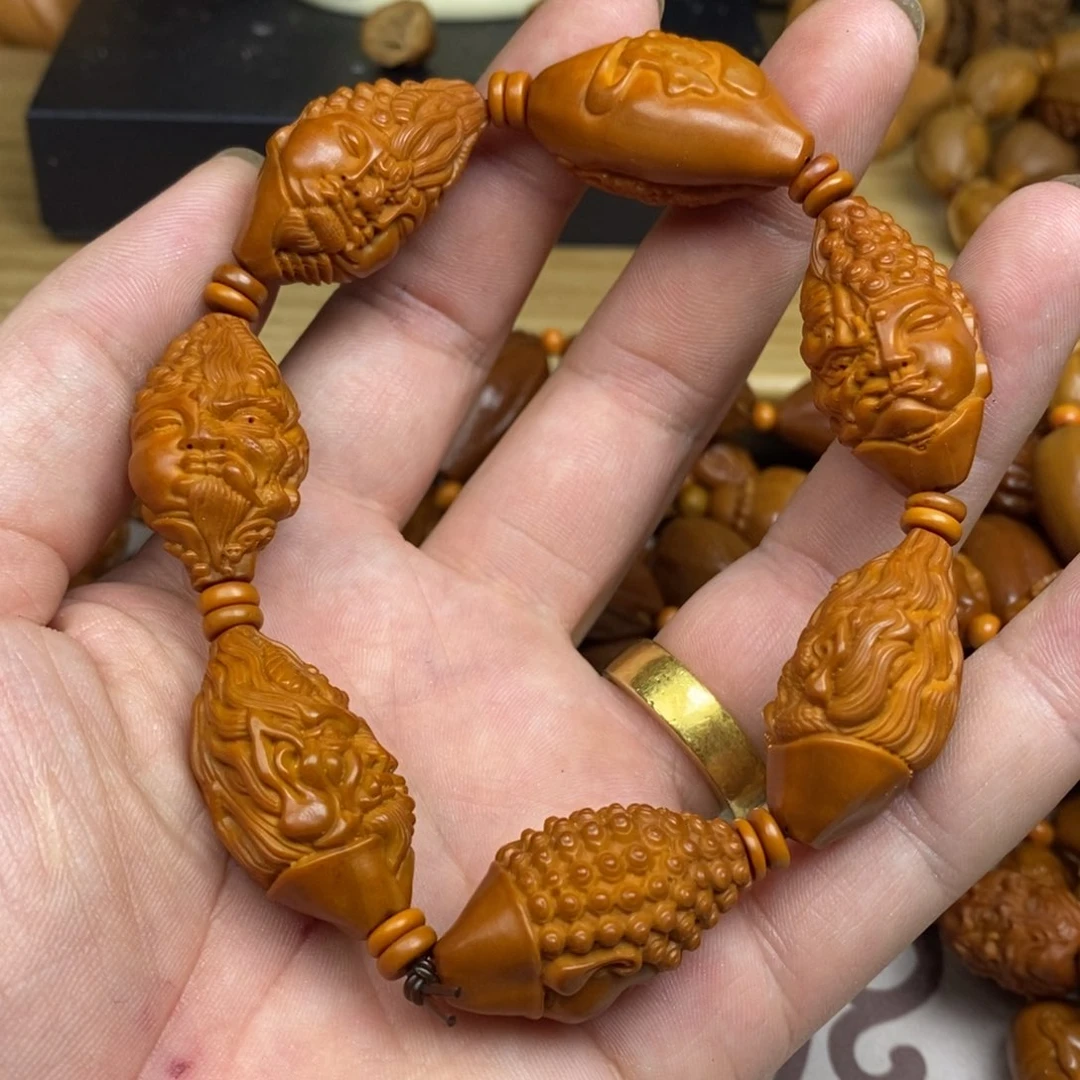 橄榄核手串/手链橄榄核橄榄核雕刻强