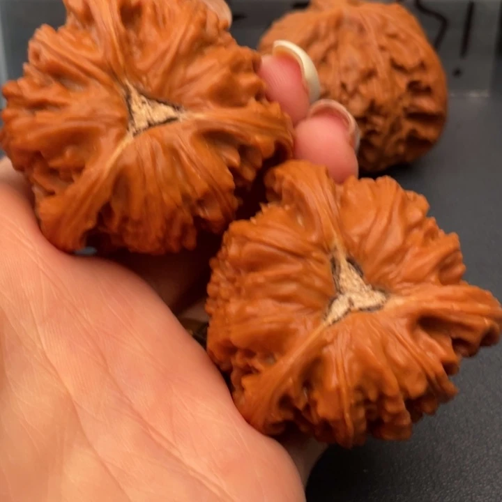 星***X文玩核桃吊坠白狮子
