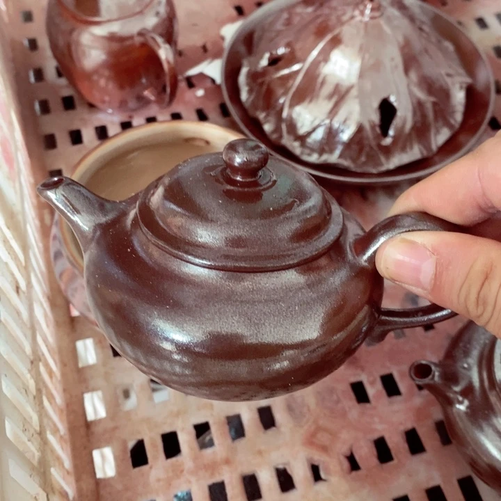 柴烧茶具陶瓷杯子