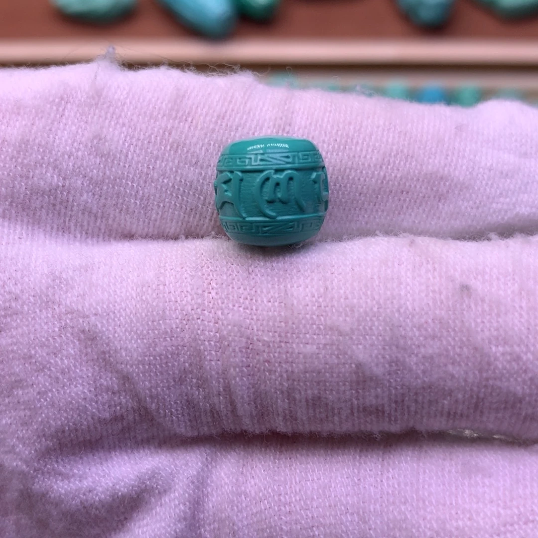 原生态散珠配珠六字箴言卡10.9