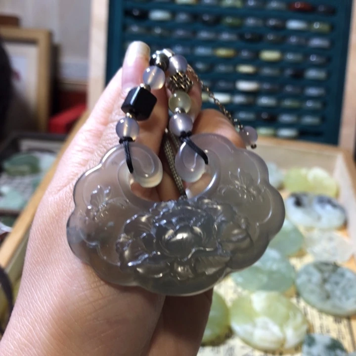 岫玉未镶嵌岫玉耳环