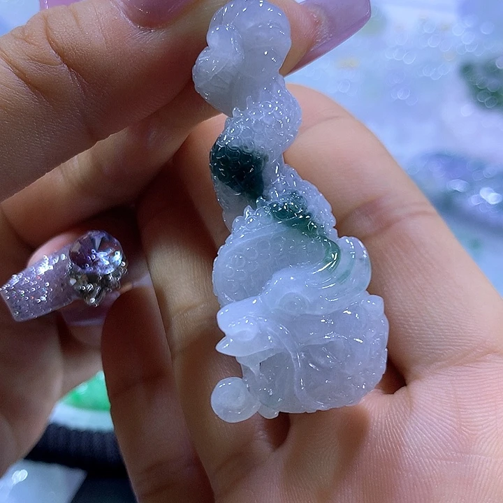 翡翠未镶嵌颈饰天然翡翠A货吊坠