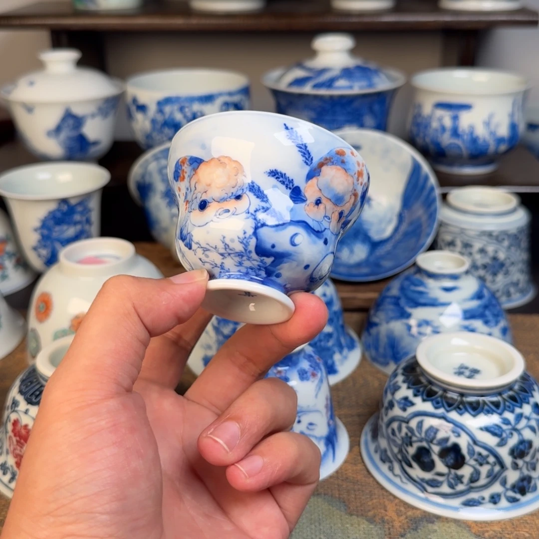 大***～现代手工手绘茶器