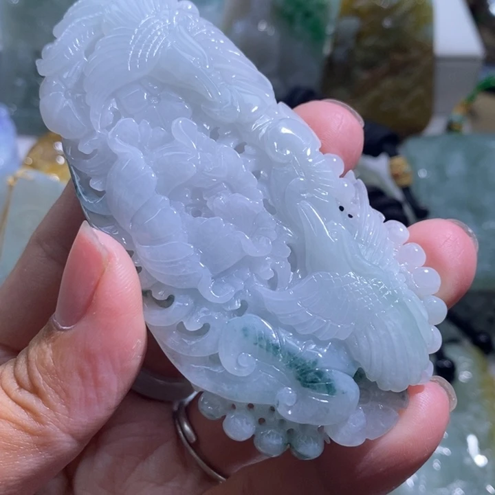 【闪购商品】颈饰未镶嵌翡翠凤凰