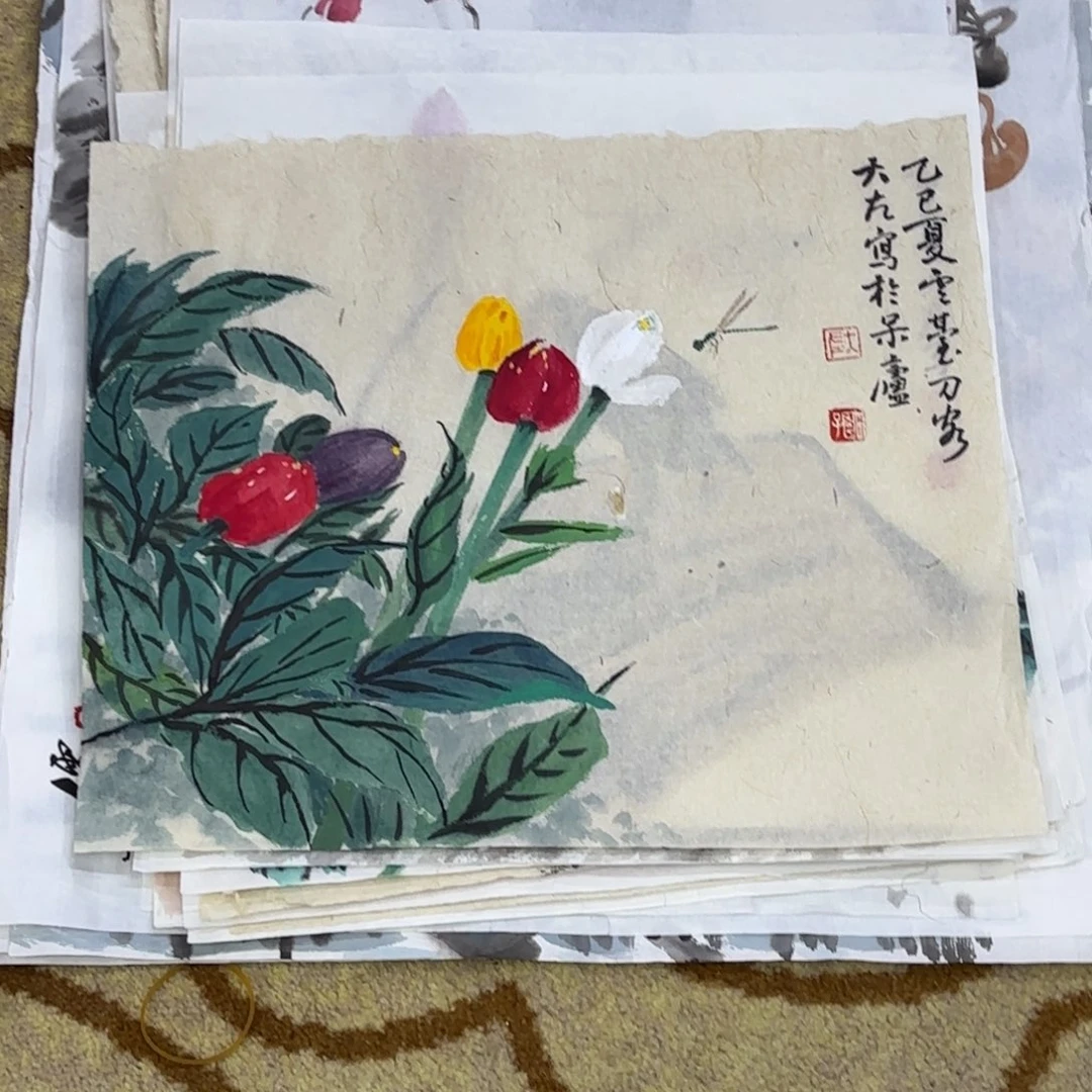 国画左庭强小品艺