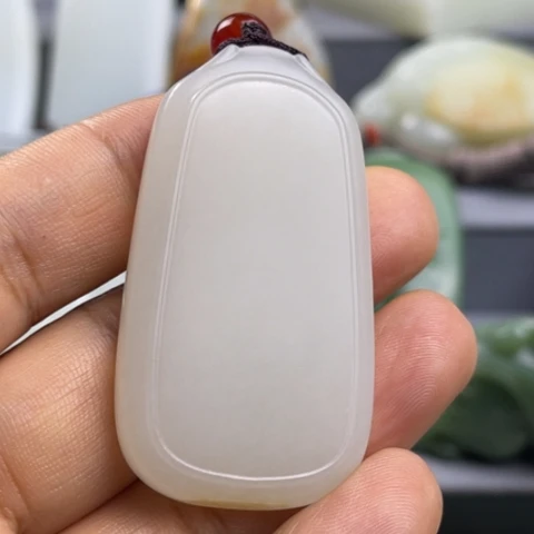 @***名和田玉未镶嵌颈饰