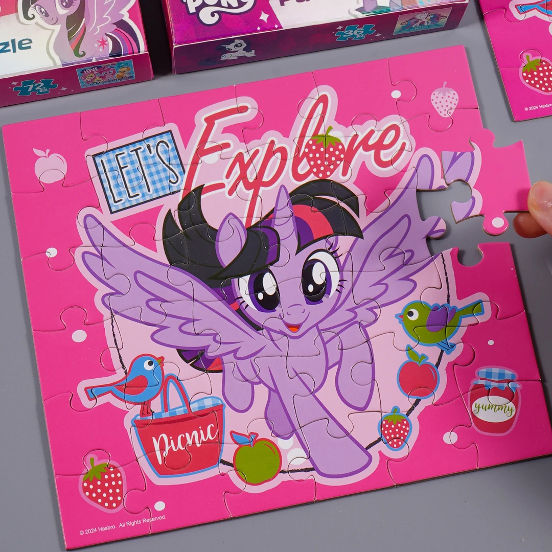 小马宝莉拼图卡通动物3-6岁2男女孩子益智力开发大脑宝宝儿童玩具