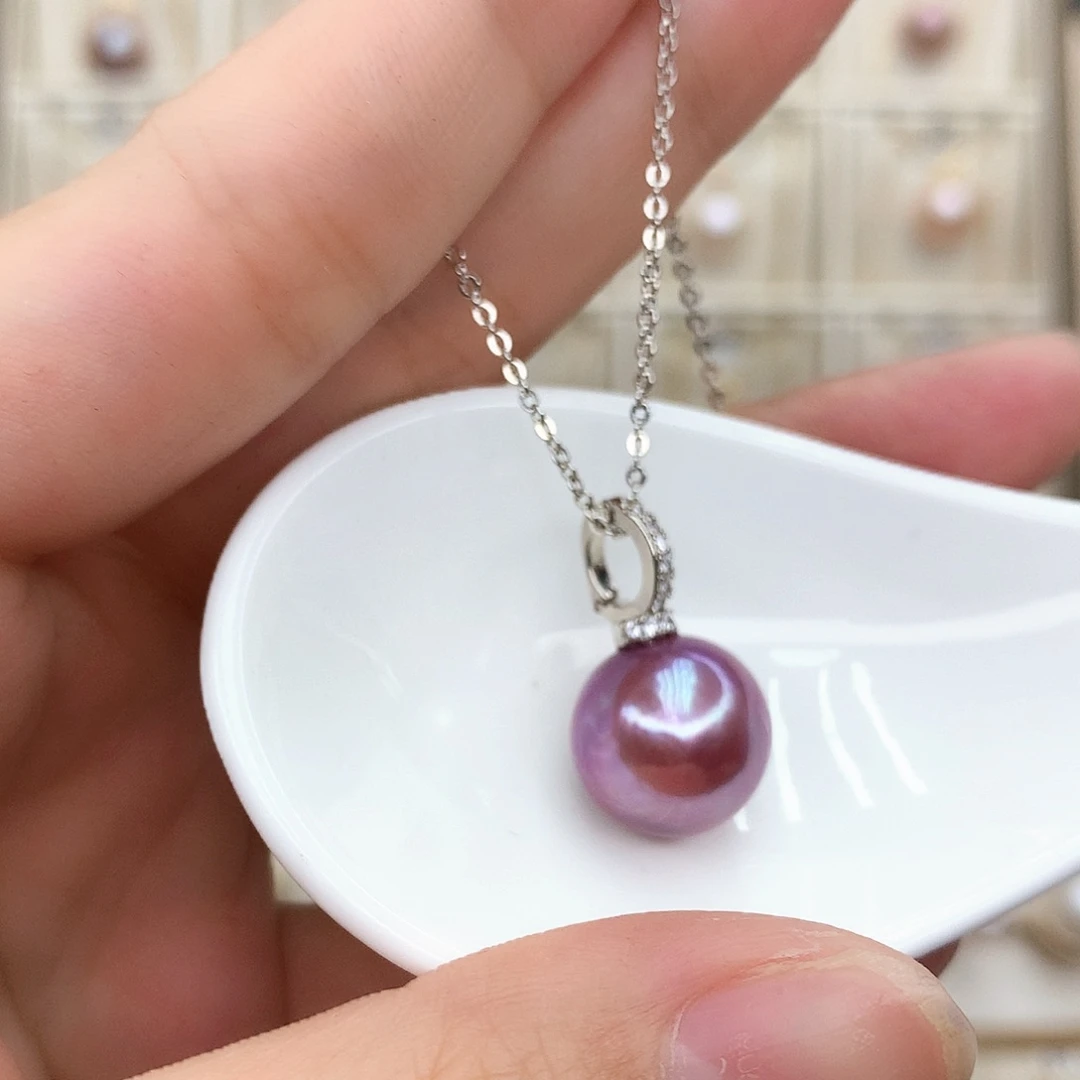 淡水珍珠颈饰合金