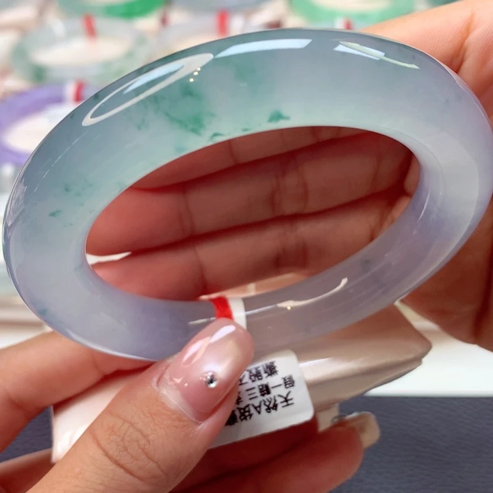 未镶嵌手镯翡翠胖圆36号66