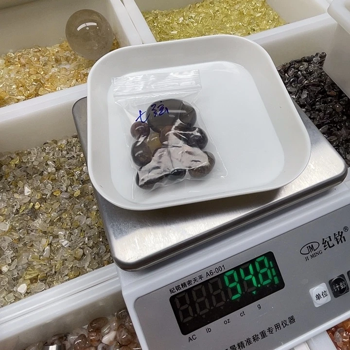 七***弦水晶珠宝半成品未镶嵌