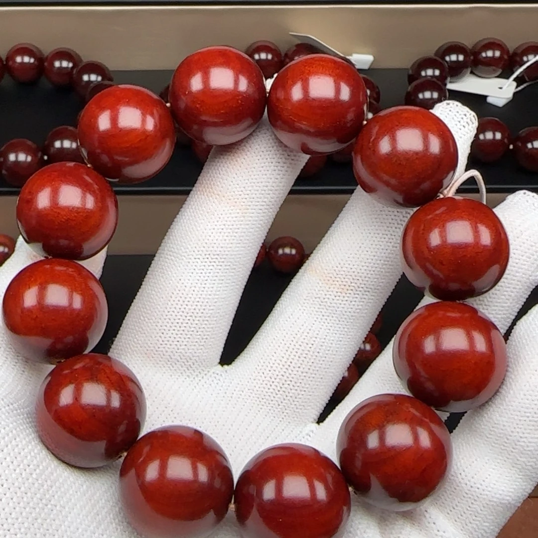 y***u小叶紫檀手串/手链原生态印度小叶紫檀2.0细龙顶泥