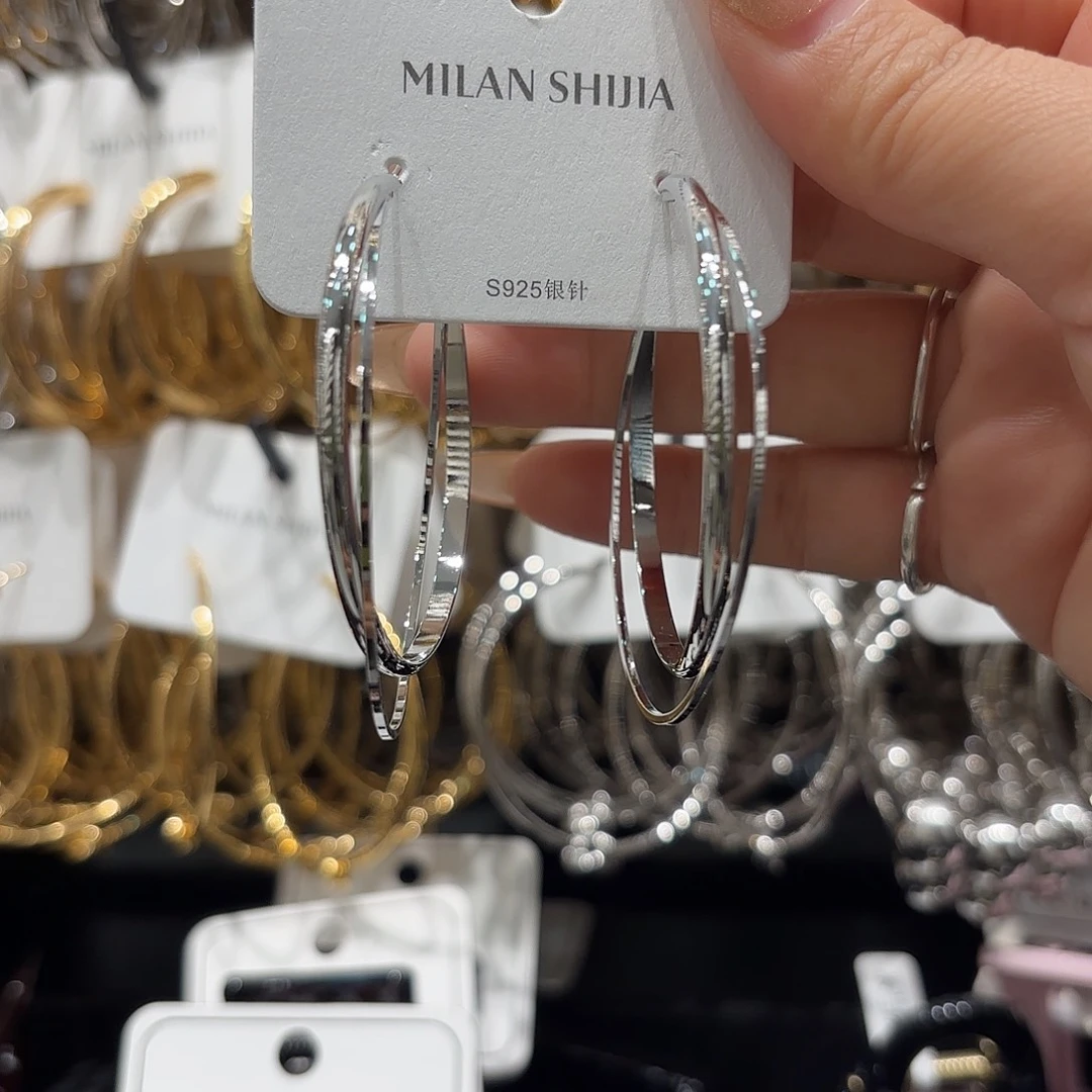 铜合金925银耳圈和