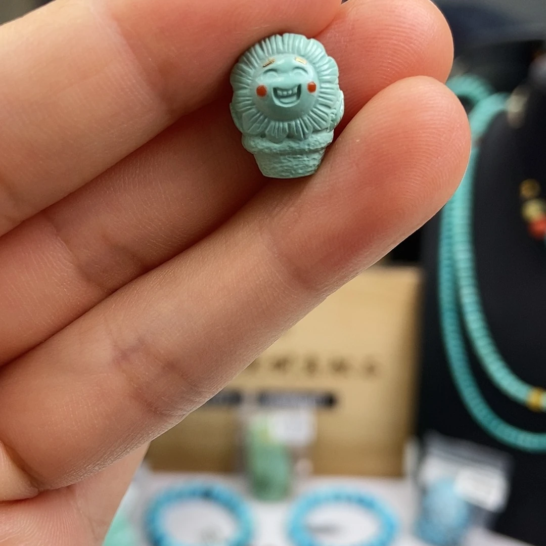 未镶嵌绿松石珠宝奇石