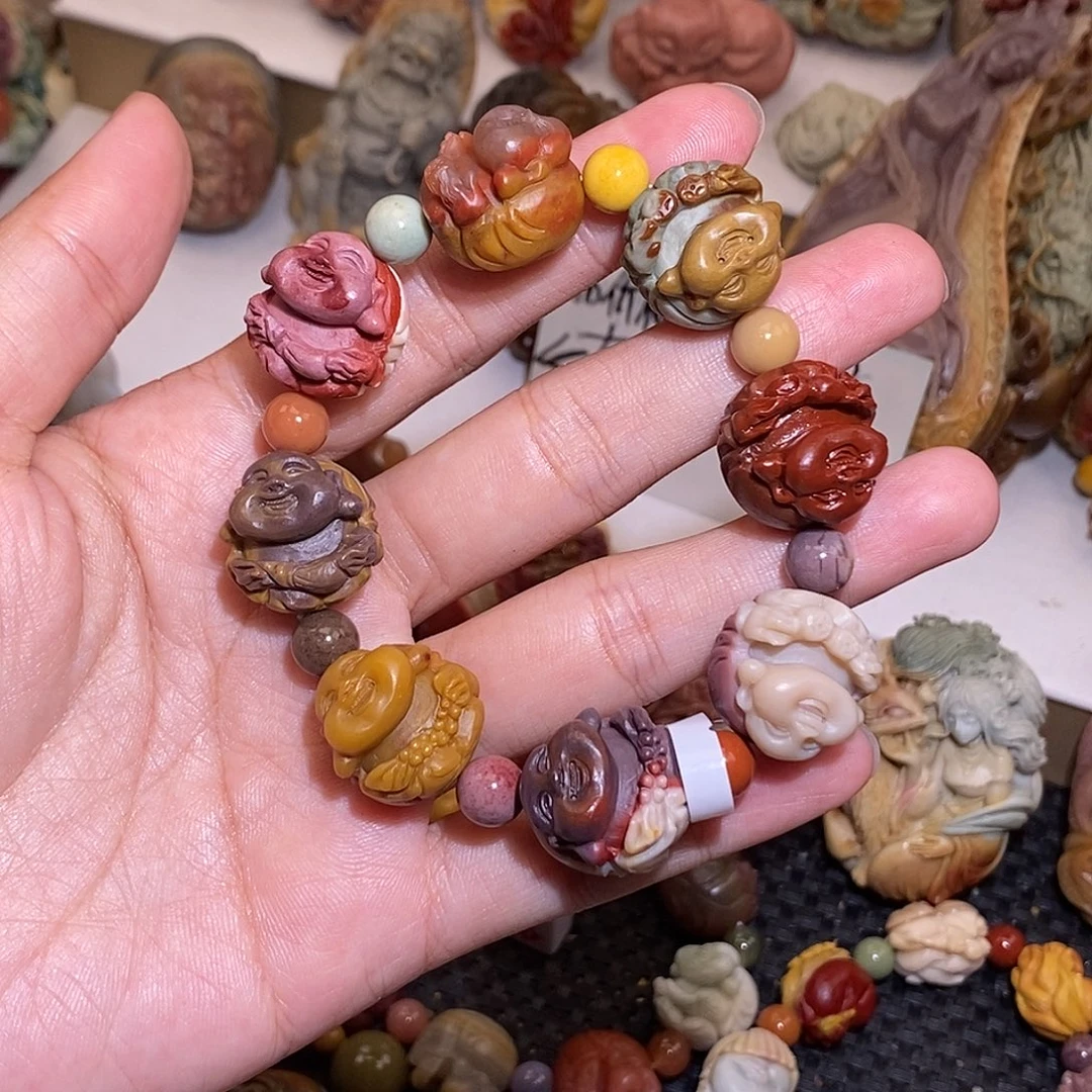 石英质玉（阿拉善玉）未镶嵌手链