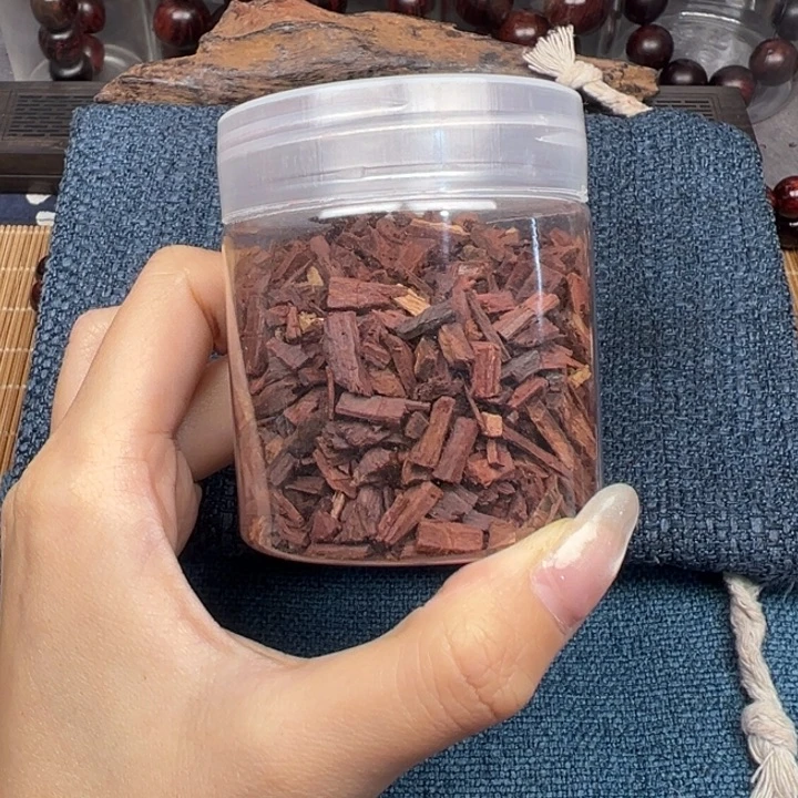 木海南红降花梨公米粒碎料50g