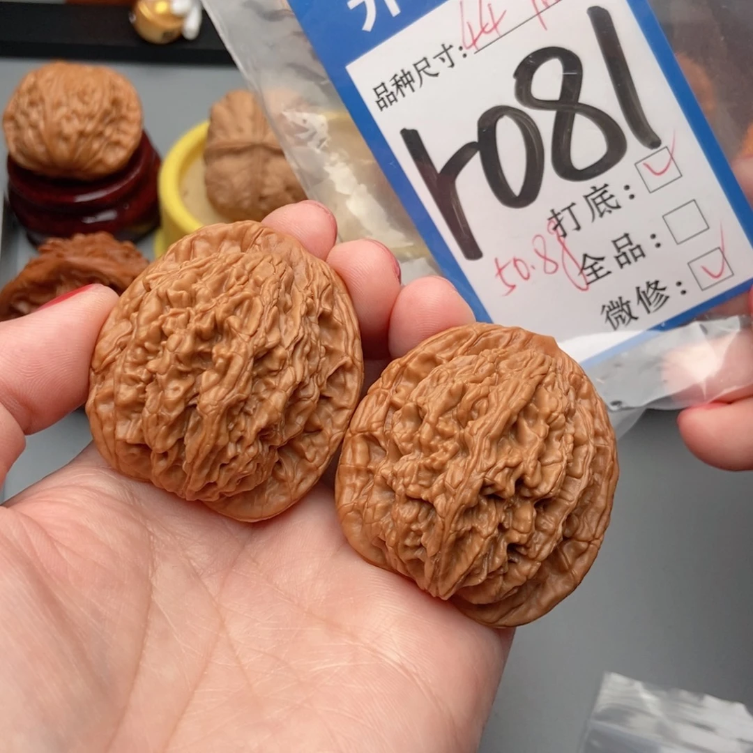桃核吊坠核桃虎头