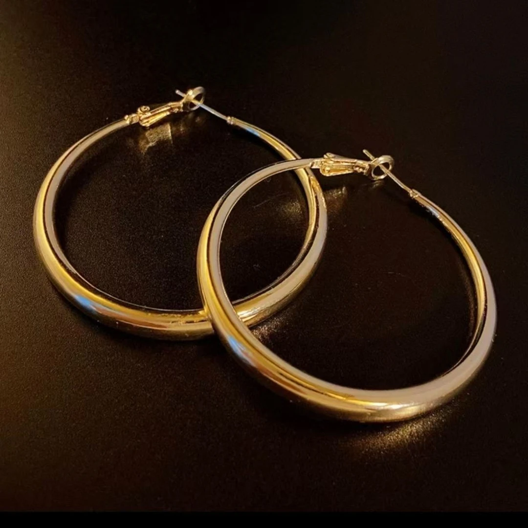 钛钢耳饰 耳圈2025高级简约耳环新款轻奢气质时尚独特个性耳饰b