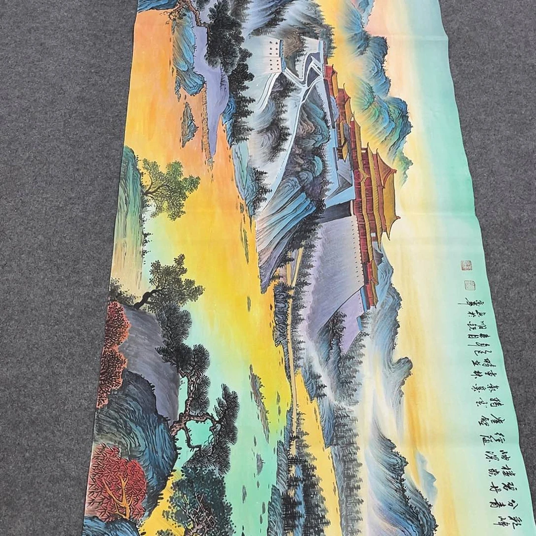 国画今天上午国画作品展示