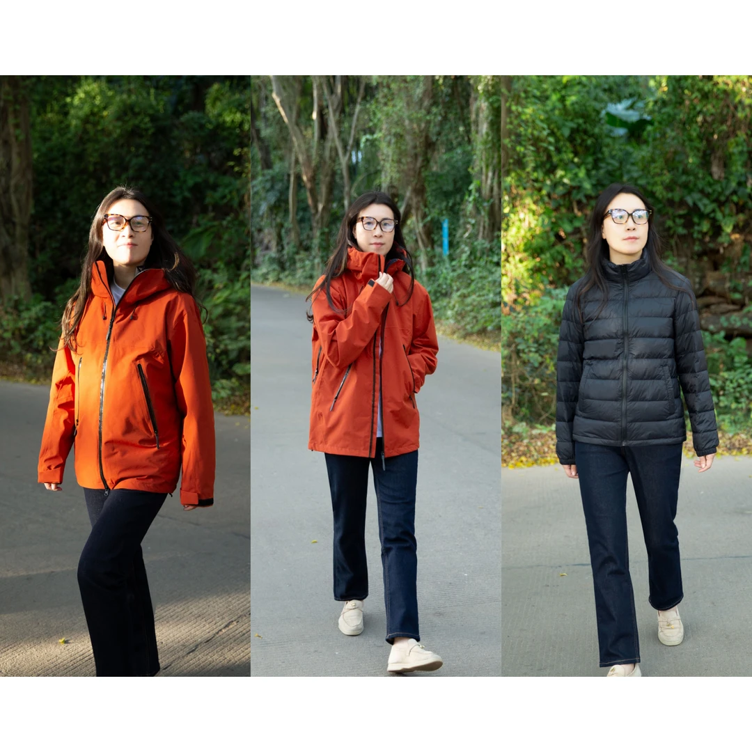 冲锋衣户外运动休闲连帽情侣同款防风保暖羽绒服XA5SYDZ1367