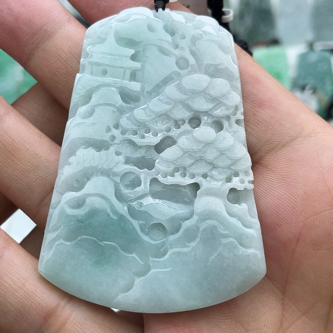 颈饰未镶嵌翡翠翡翠