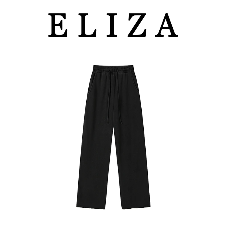 ElizaDushKu丨简约通勤抽绳百搭休闲裤WF-K1246