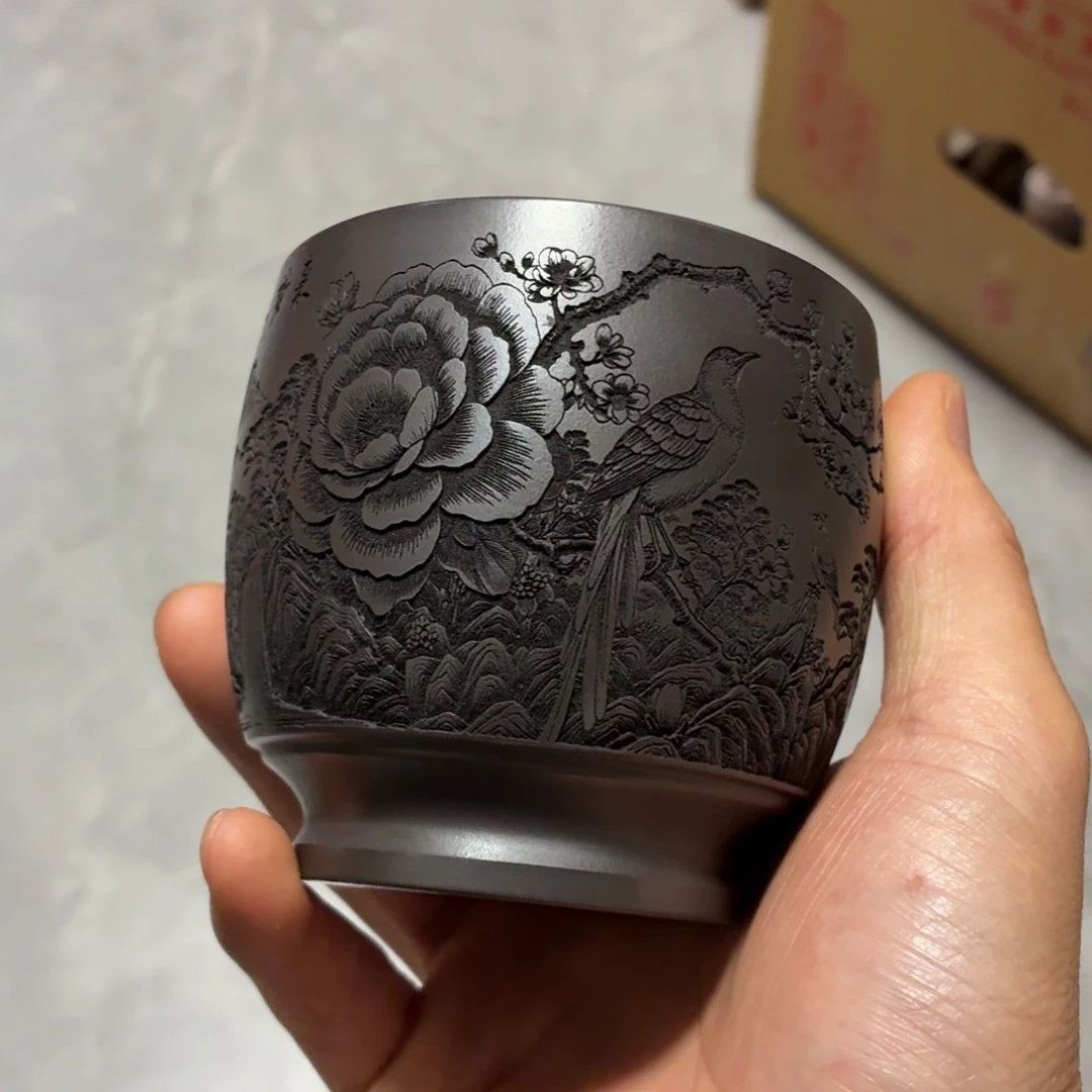 茶杯紫砂瑕疵不退不换介意勿拍