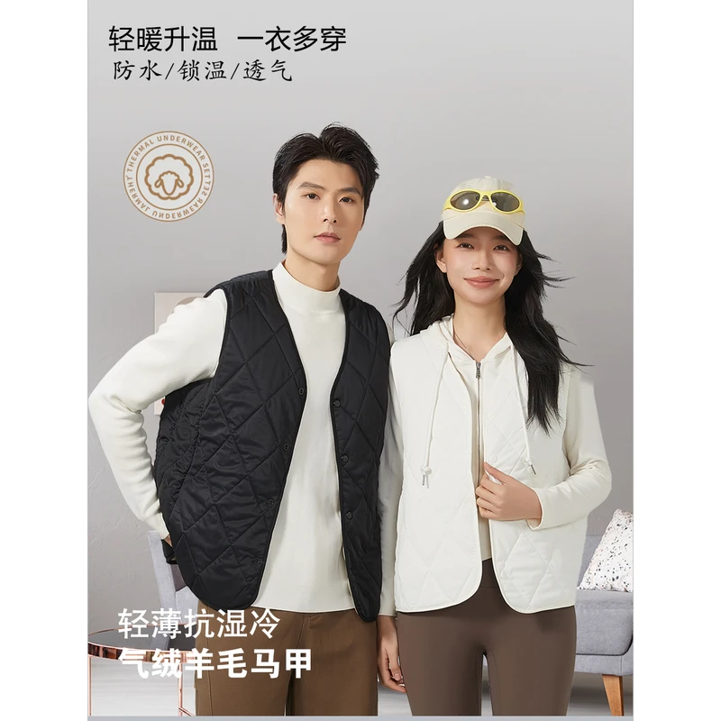 （新粉福利 不找差价）情侣款100羊毛气绒马甲2590   AE10/BE10
