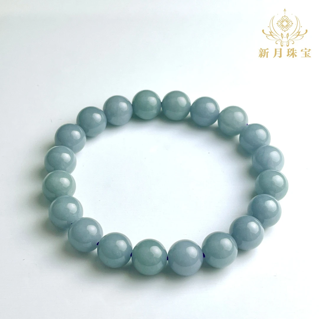 天然A货翡翠紫罗蓝单圈10mm-多样性发一