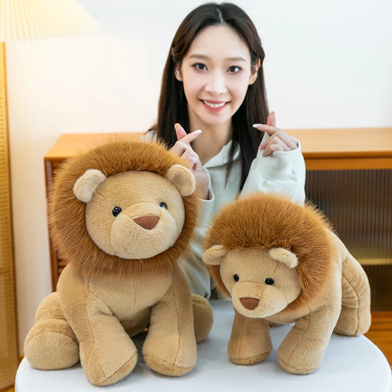 呆萌狮子王玩偶毛绒玩具家居摆饰安抚少女心布娃娃送儿童生日礼物