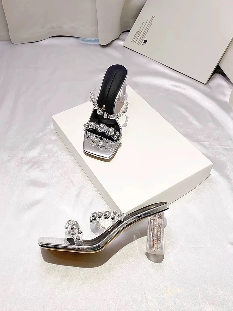 26J2762银色（9厘米）高跟鞋