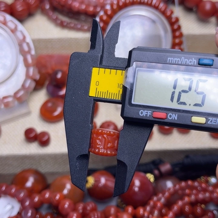 南红玛瑙未镶嵌手链六字真言